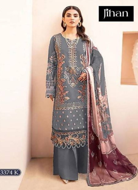 Jihan Chevron 3374 K To N Chiffon Dupatta Pakistani Salwar Kameez Bulk Orders In India 